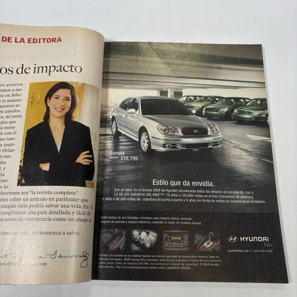Chayanne Playtex Bra Sonata Hyundai Print Ad Selecciones Reader’s Digest Spanish - Picture 5 of 8